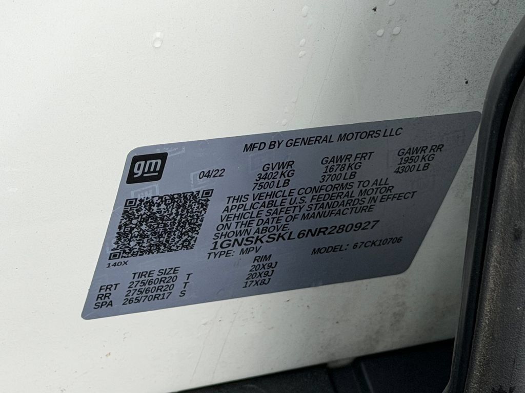 Used 2022 Chevrolet Tahoe Premier AWD/4WD image 9