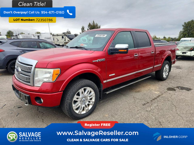 Used 2012 Ford F150 Platinum AWD/4WD image 1