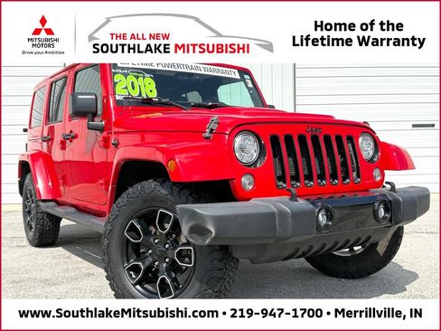 Used 2018 Jeep Wrangler Unlimited Sahara AWD/4WD image 1