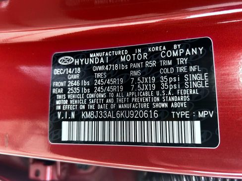 Used 2019 Hyundai Tucson Night FWD image 25