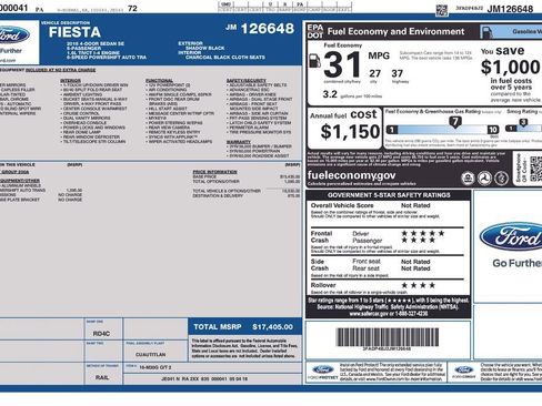 Used 2018 Ford Fiesta SE image 2