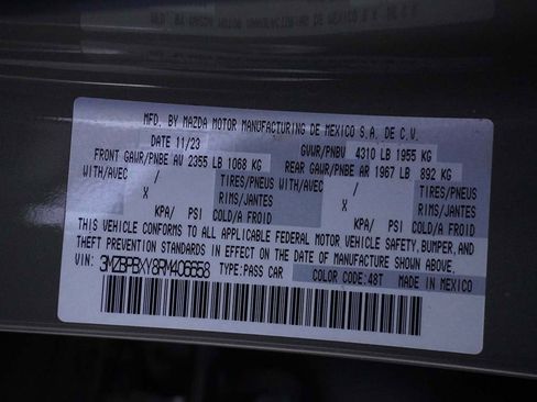 Used 2024 MAZDA MAZDA3 s image 56