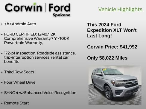 Used 2024 Ford Expedition XLT image 13