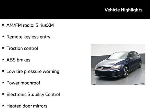 Used 2017 Volkswagen GTI SE FWD image 5