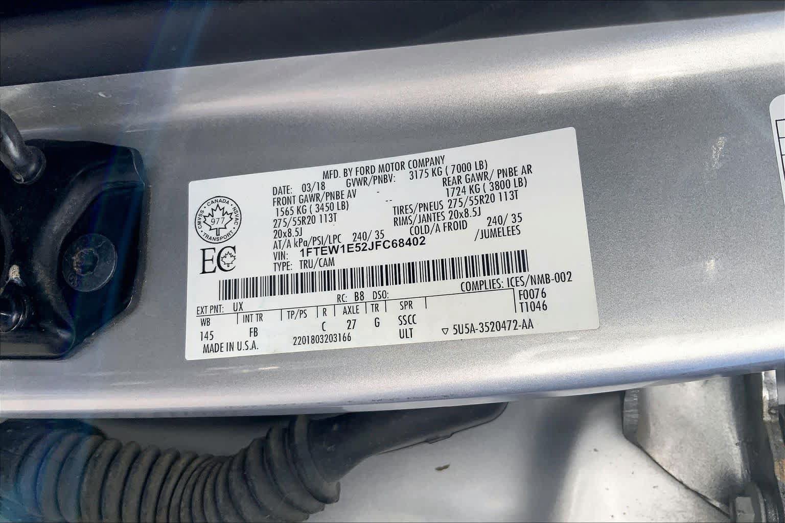 Used 2018 Ford F150 XLT w/ Equipment Group 301A Mid AWD/4WD image 35