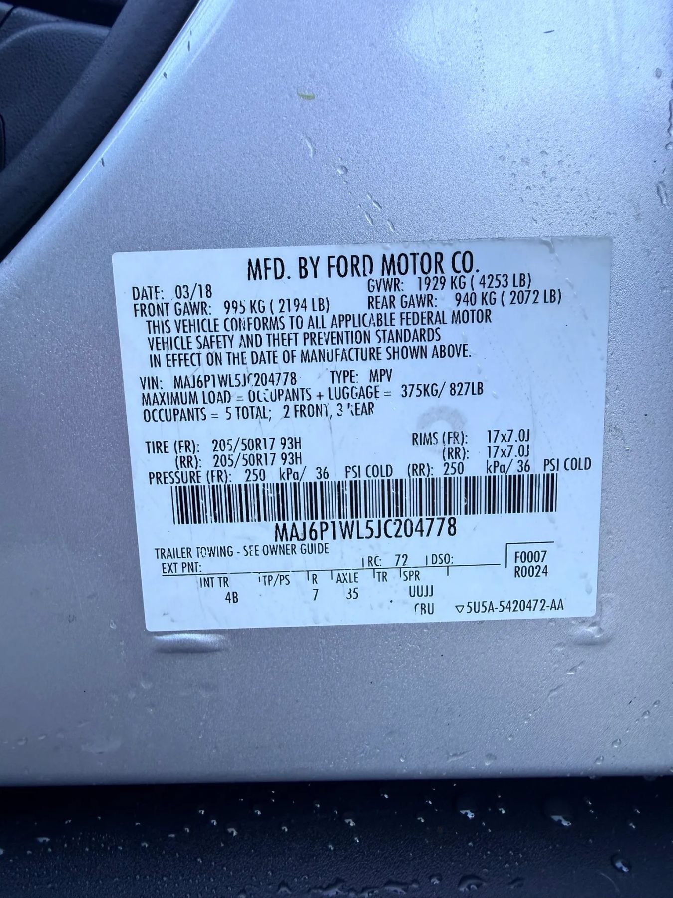Used 2018 Ford EcoSport Titanium AWD/4WD image 24