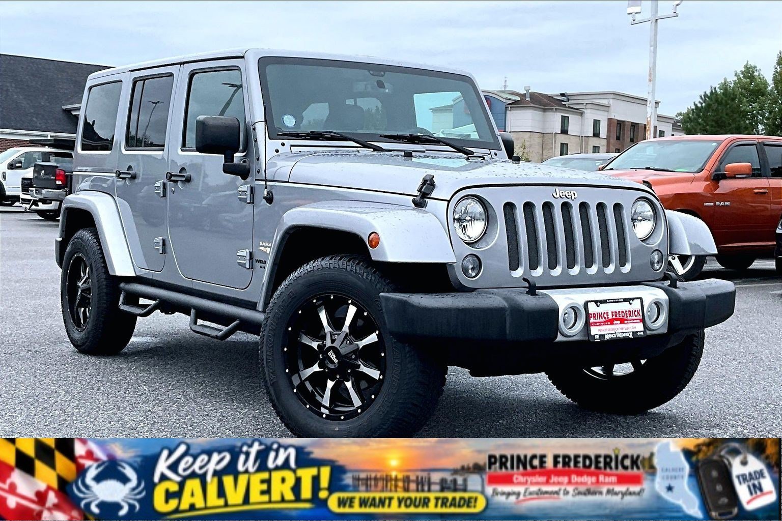 Used 2015 Jeep Wrangler Unlimited Sahara w/ Max Tow Package AWD/4WD image 1