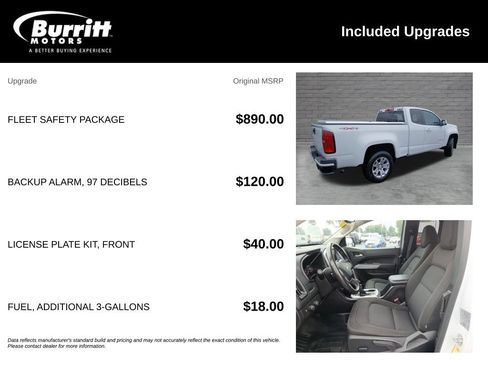 Used 2022 Chevrolet Colorado LT w/ Fleet Safety Package AWD/4WD image 3