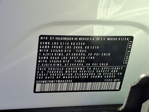 New 2026 Volkswagen Tiguan SE AWD/4WD image 19