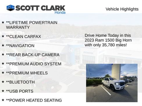 Used 2023 RAM 1500 Big Horn AWD/4WD image 4
