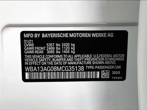 Used 2021 BMW 530e w/ Premium Package image 36