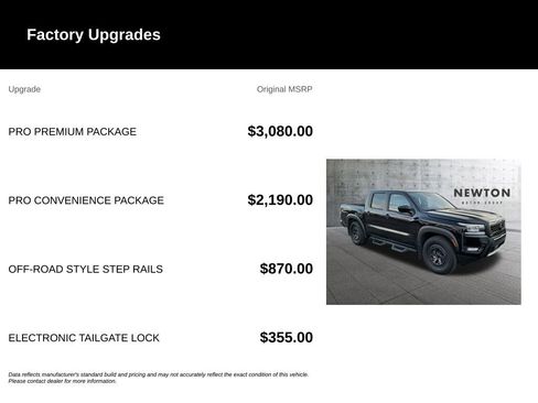 Used 2025 Nissan Frontier Pro-X w/ Pro Premium Package RWD image 6