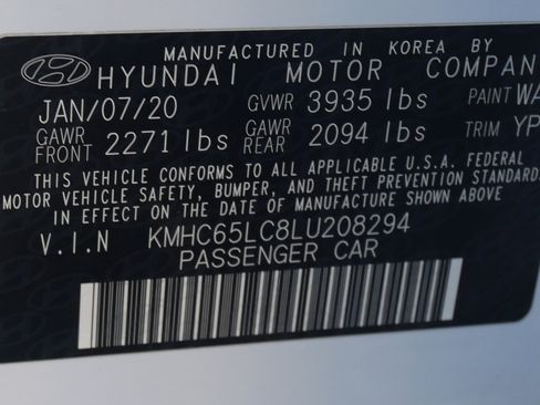 Used 2020 Hyundai Ioniq Blue image 19