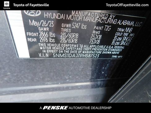 Used 2023 Hyundai Santa Fe SE AWD/4WD image 8