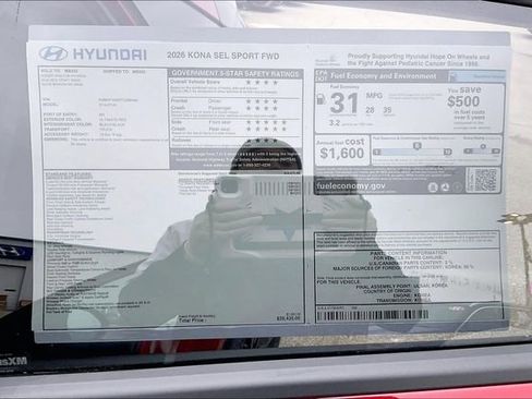 New 2026 Hyundai Kona SEL Sport image 14