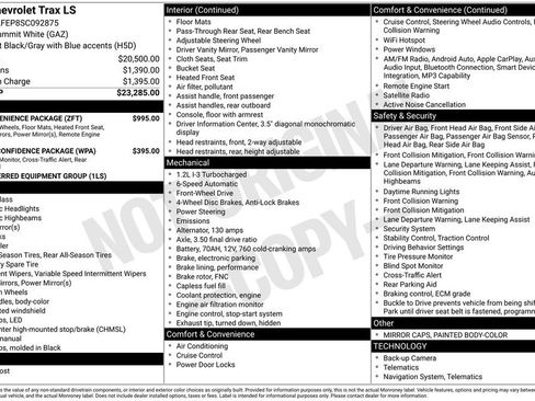 Used 2025 Chevrolet Trax LS w/ LS Convenience Package FWD image 1