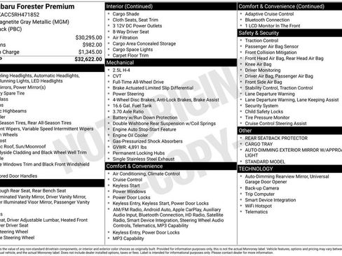 Used 2024 Subaru Forester Premium image 19