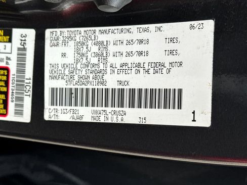 Used 2023 Toyota Tundra SR5 w/ SR5 Convenience Package AWD/4WD image 45
