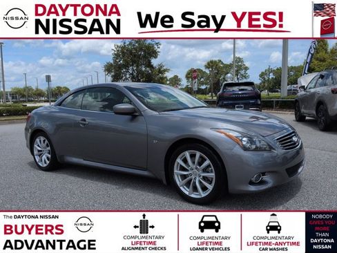 Used 2015 INFINITI Q60 Convertible w/ Premium Package RWD image 1