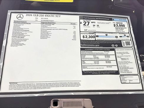 New 2026 Mercedes-Benz GLB 250 4MATIC image 18