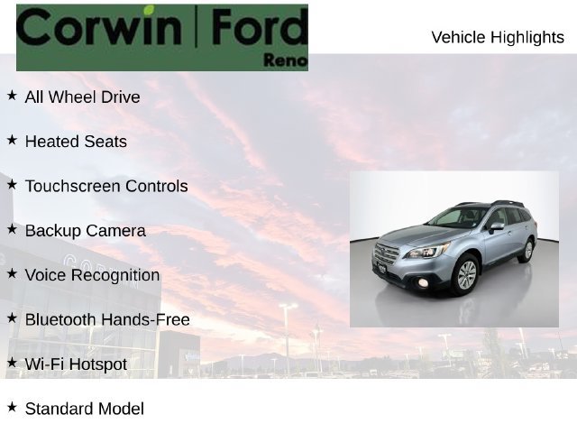 Used 2015 Subaru Outback 2.5i Premium AWD/4WD image 7