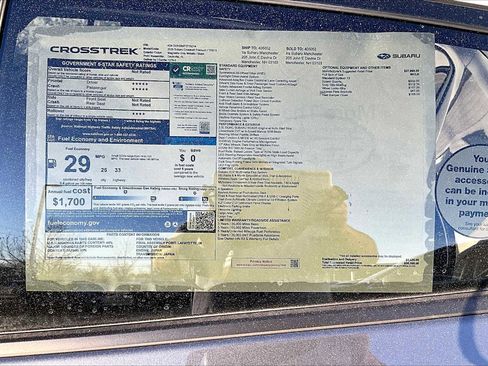 New 2026 Subaru Crosstrek 2.0i Premium image 19