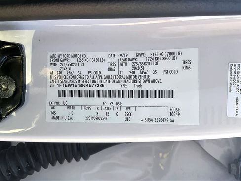 Used 2019 Ford F150 Lariat w/ Equipment Group 502A Luxury image 20