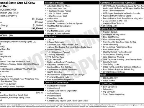 New 2026 Hyundai Santa Cruz SE AWD/4WD image 34
