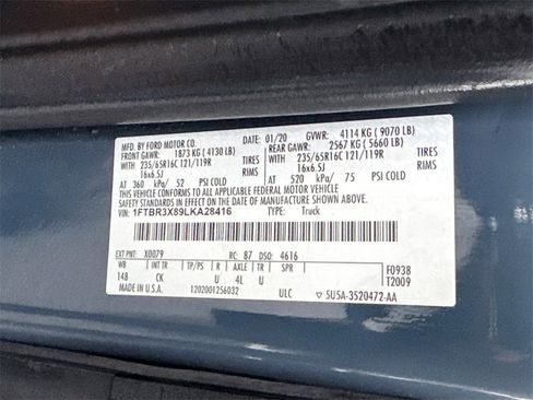 Used 2020 Ford Transit 250 148 High Roof Extended image 16