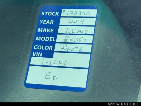 Used 2014 Lexus RX 350 AWD image 33