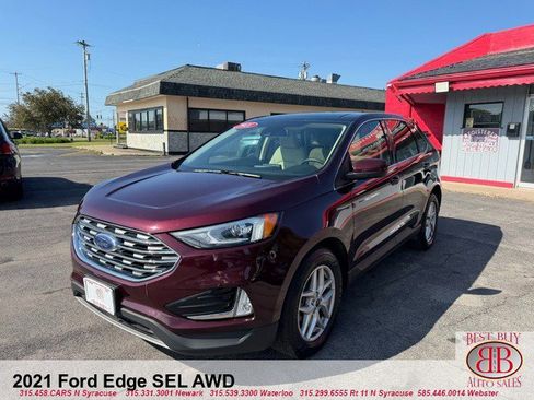 Used 2021 Ford Edge SEL w/ Convenience Package AWD/4WD image 3