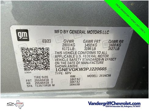 Used 2023 Chevrolet Traverse LT AWD/4WD image 33
