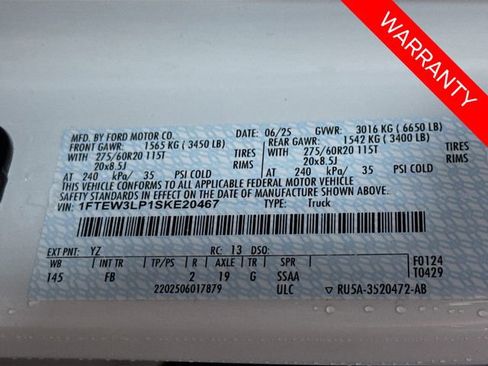 Certified 2025 Ford F150 XLT w/ Equipment Group 302A MID image 32