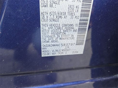 Used 2019 Nissan Pathfinder SV image 39