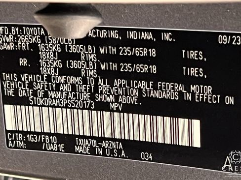 Used 2023 Toyota Highlander L image 32