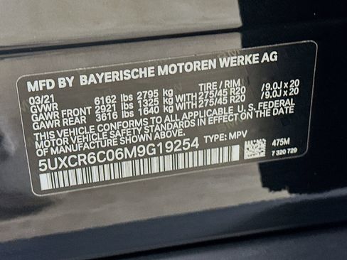 Used 2021 BMW X5 xDrive40i w/ Convenience Package AWD/4WD image 48