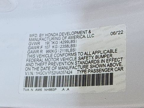 Used 2022 Honda Accord EX-L image 33