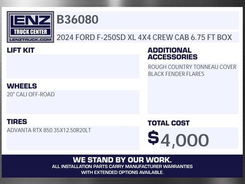 Used 2024 Ford F250 XL w/ STX Appearance Package AWD/4WD image 2