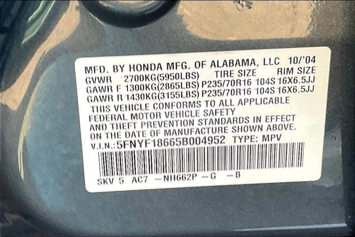 Used 2005 Honda Pilot EX-L image 17