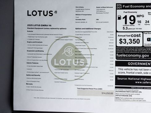 New 2025 Lotus Emira V6 image 38