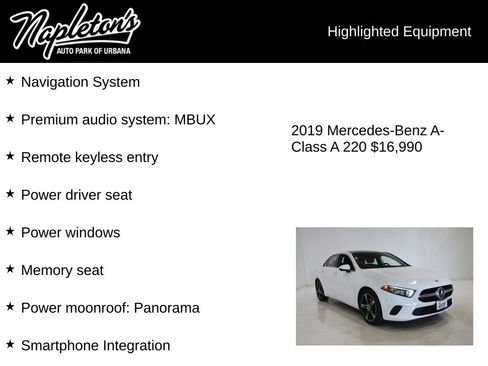 Used 2019 Mercedes-Benz A 220 4MATIC image 15