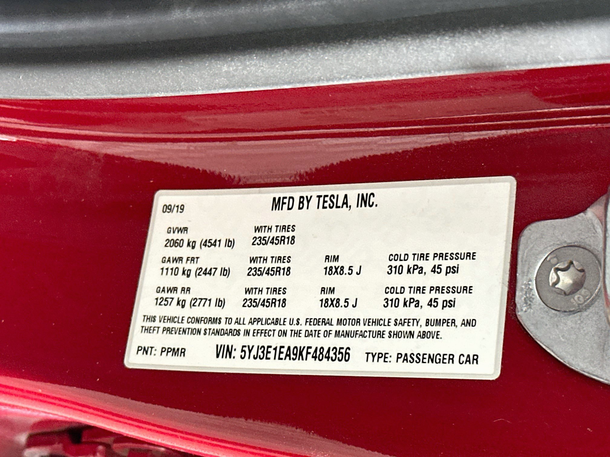Used 2019 Tesla Model 3 Standard Range Plus RWD image 12