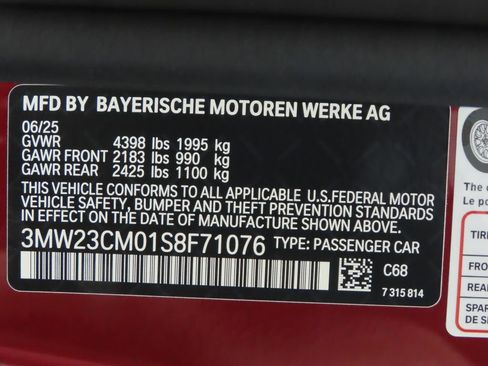 Certified 2025 BMW 230i Coupe w/ M Sport Package RWD image 33