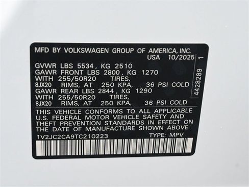 New 2026 Volkswagen Atlas Cross Sport SE image 20