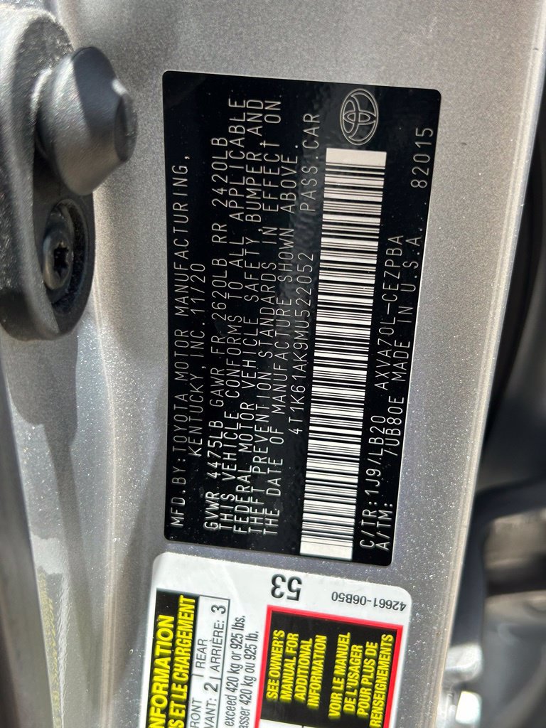 Used 2021 Toyota Camry XSE FWD image 49