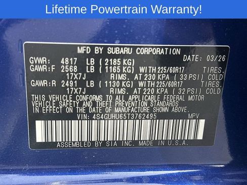 New 2026 Subaru Crosstrek 2.5i Wilderness AWD/4WD image 29