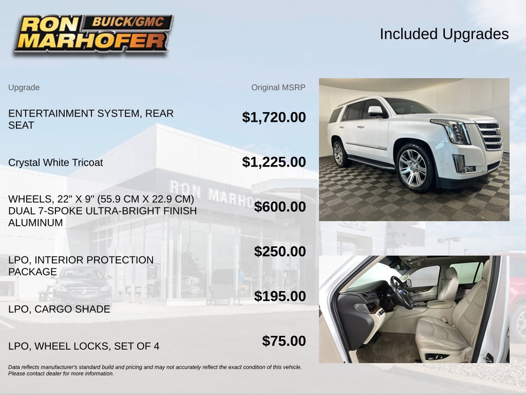 Used 2018 Cadillac Escalade Luxury AWD/4WD image 6