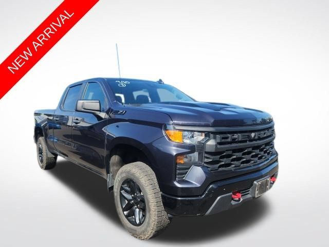 Used 2024 Chevrolet Silverado 1500 Custom Trail Boss w/ LPO, Dark Essentials Package AWD/4WD image 1