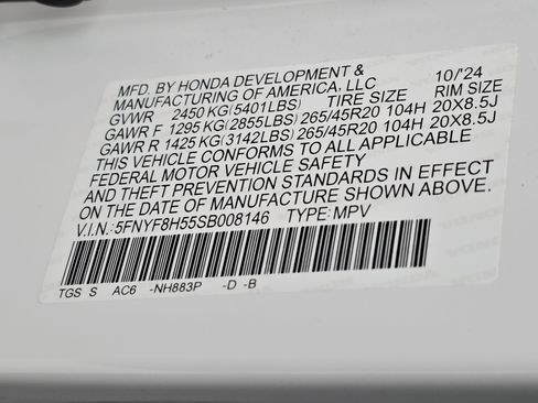 Certified 2025 Honda Passport EX-L image 34