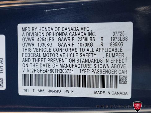 Used 2026 Honda Civic FWD Hybrid Sedan image 37